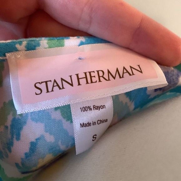 [Stan Herman] Colorful Sleepwear Gown/Robe - Size Small - Picture 4 of 6